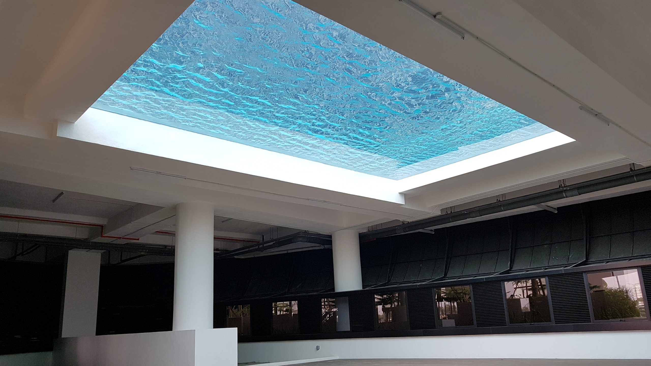 Thick Swimming Pool Acrylic Panels Density 1.20g/cm3 Thickness 30mm-950mm Unbreakable