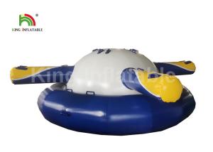 Wholesale 0.9mm PVC Tarpaulin Inflatable UFO Climbing Water Boat Toy Heat Sealed SGS EN71 from china suppliers