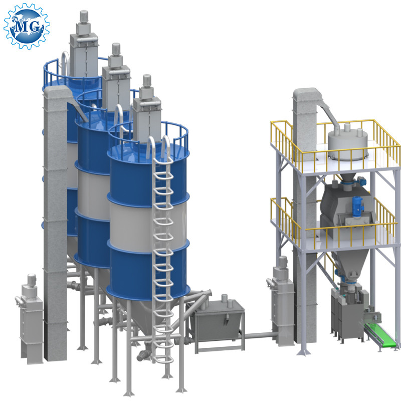 Efficient Tile Adhesive Machine With 10-30T/H Mixing Capacity