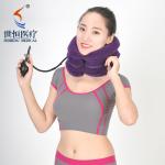 High quality soft inflatable neck traction stretching brace for Neck Pain