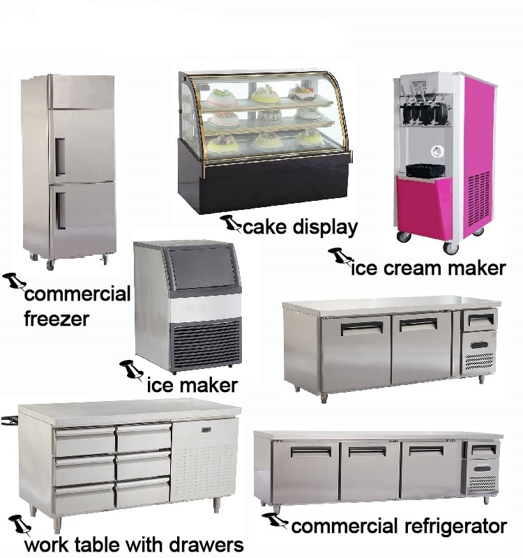 Hot selling soft three flavor ice cream maker machine