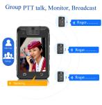 2K Bodycam Surveillance Security Guards GPS Live Video Recording Storage 32GB