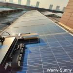 Drive Motor Self-Cleaning Solar Panel Cleaning Equipment for Large Area PV