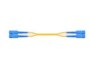 Wholesale 40G Data Transmission SC Fiber Optic Patch Cord Duplex Single Mode 1310 / 1550nm from china suppliers