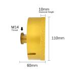 Golden Vacuum Brazed Diamond Core Drill Bits Hole Saw 110mm