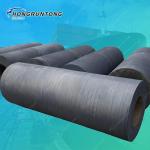 Black Cylindrical Marine Fenders Durable Fenders For High Impact And Low