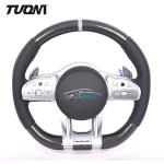 CL63 W221 Amg Round Mercedes Benz Steering Wheel Sports Style Plain Weave