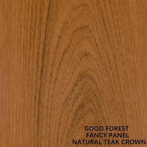 Natural Teak Crown Wood Veneer Fancy Plywood Board Mdf Chipboard Furniture Base