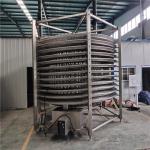 Bakery Used Spiral Cooling Tower Bread Freezer Belt with Manufacturer