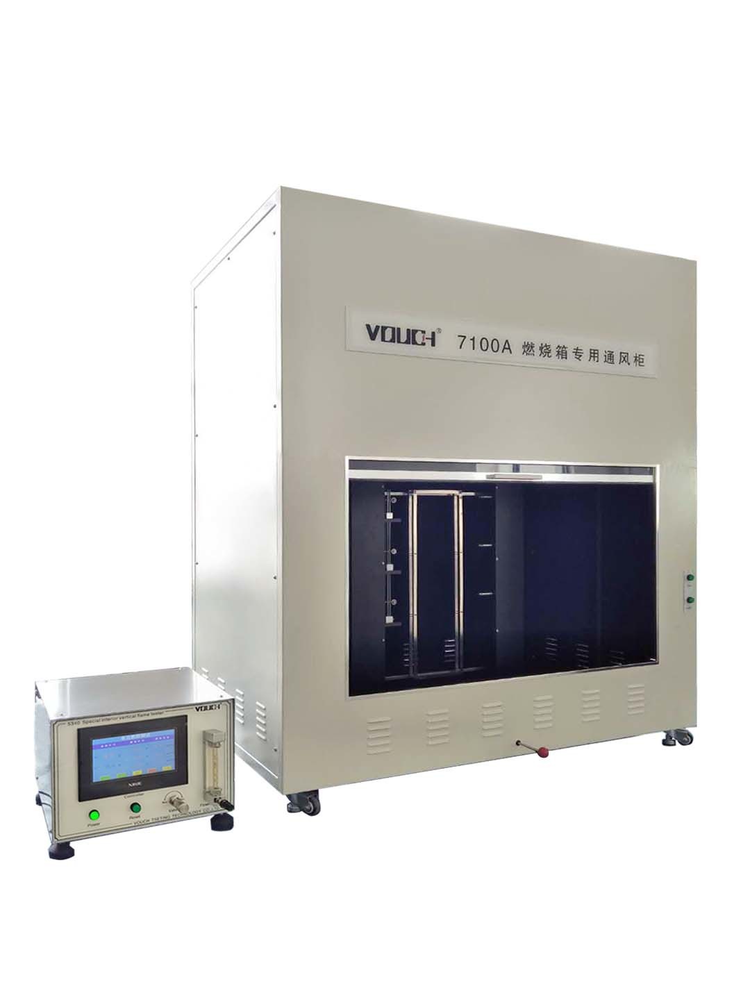 0～999. 9S Vertical Flame Test Chamber Aircraft Materials Fabric Burning Test