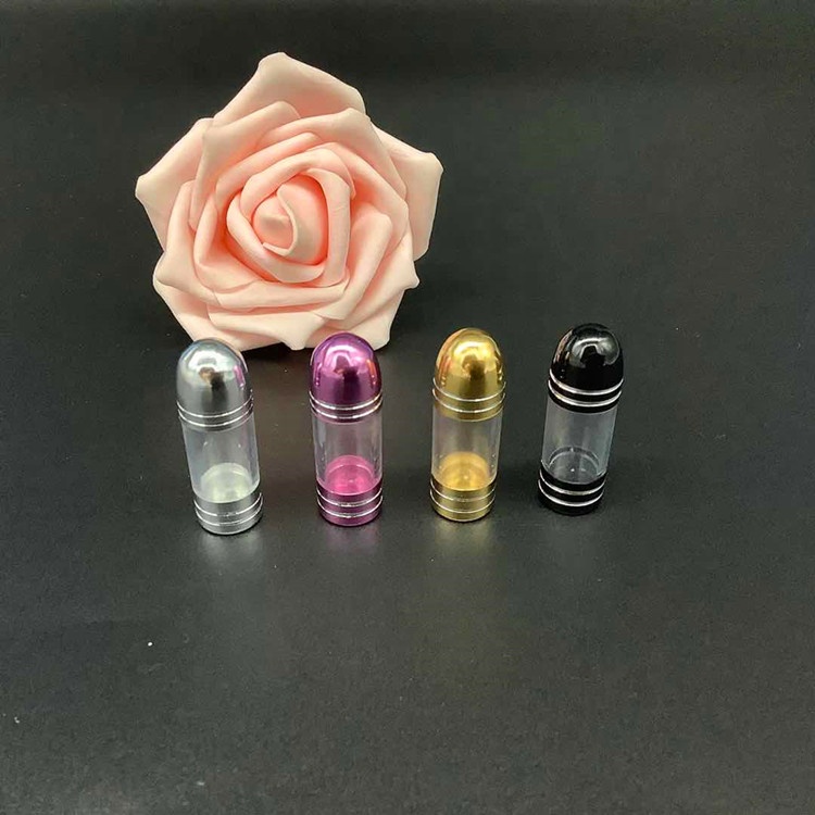 15mm PS Clear Plastic Pill Bottles Container One Capsule
