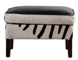 Wholesale Rectangular Real Cowhide Leather Ottoman Footstool Defaico Furniture from china suppliers