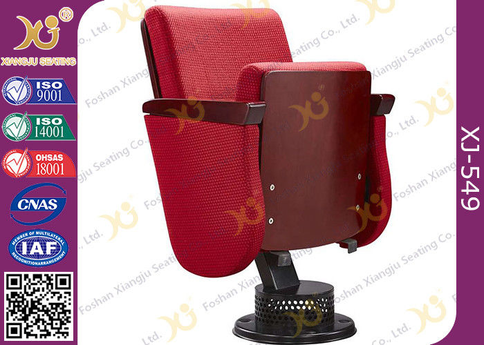 Single Leg Retractable Auditorium Seating With Heating Air Conditioner Air Outlet Under