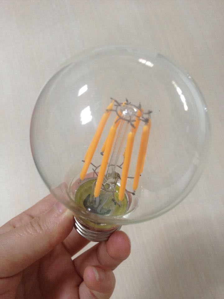 energy saving LED filament light bulbs daylight A19 120volt E26 medium base