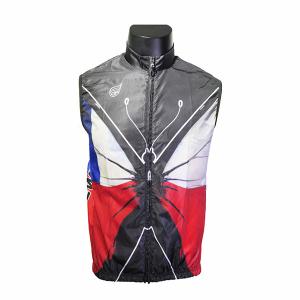Wholesale Free Design Cycling Sports Clothing Cycling Wind Vest For Cyclist Zipper Closure from china suppliers