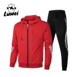Plus Size Men Sportswear Set Autumn Athletic Wear Zipper Tracksuits