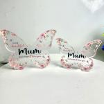 Stylish Acrylic Butterfly Thanksgiving Plaque For Mother's Day Surprise Gift