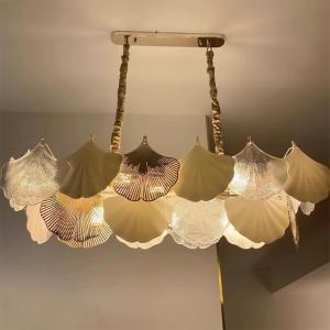 Wholesale Ginkgo Leaf Crystal Glass Chandelier For Commercial Space Or Restaurant Area from china suppliers