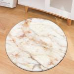 Living Room Circular Entryway Rugs Marble Pattern Office Desk Chair Mat
