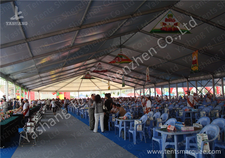 Combined Pagoda and A Frame Aluminum Frame Tents for Outdoor Parties and Events