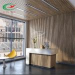 Fire Resistant Timber Wood Slat Wall Multiscene Sound Absorption