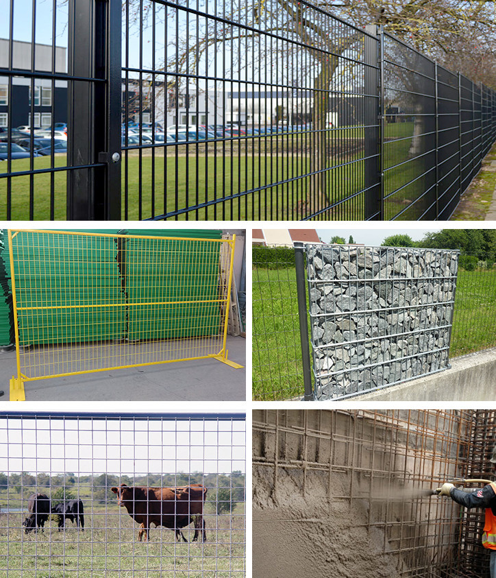 Corrosion Resistant Welded Mesh Panel with Galvanized PVC Coating