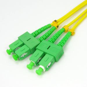 Wholesale SC UPC / APC Duplex 3mm Single Mode Fiber Patch Cord Optical Fiber Cable FTTA from china suppliers