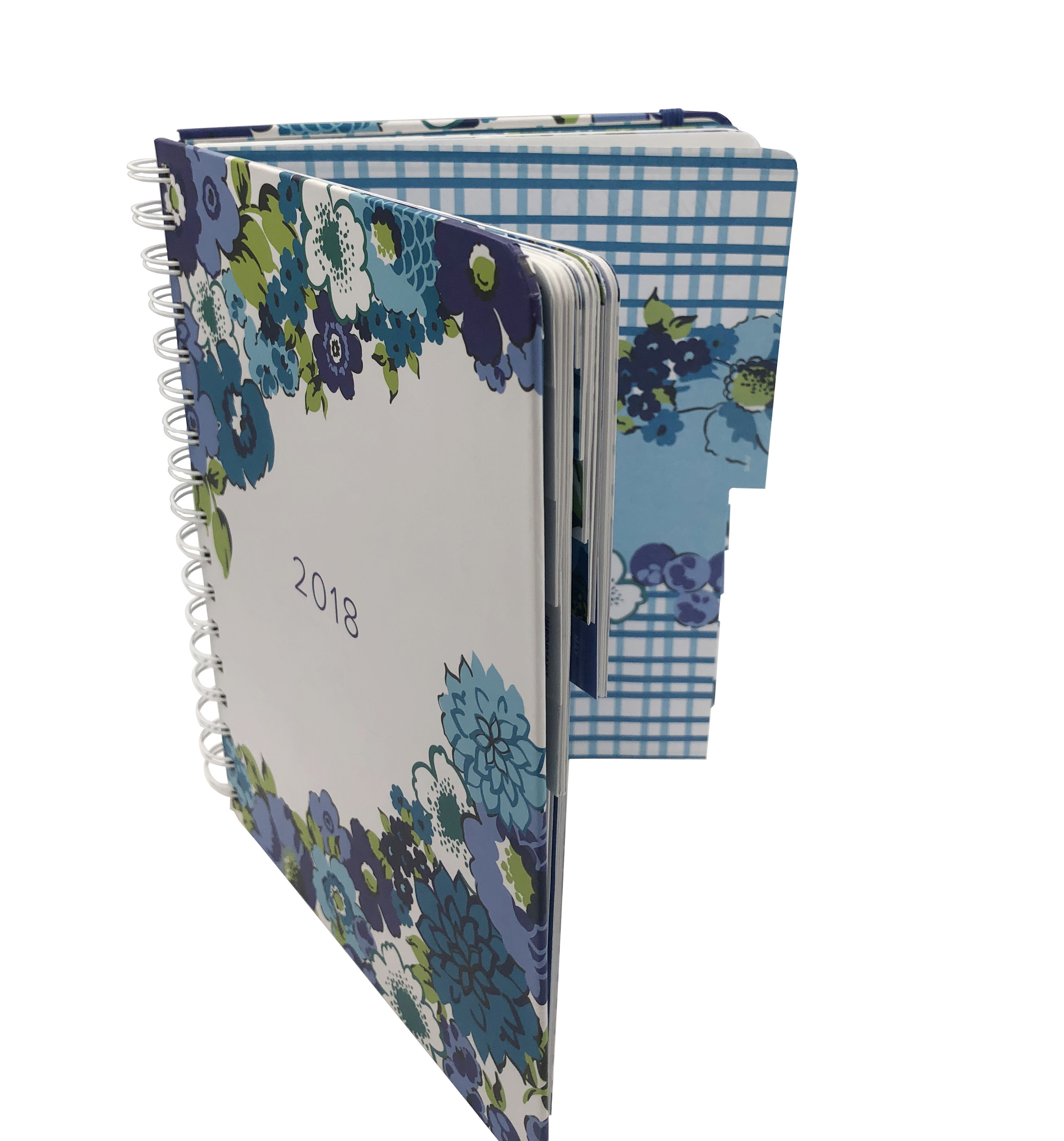 Hard Cover 2mm Gold Spiral Notebook CMYK Memo Pad Print Spiral Bound Book