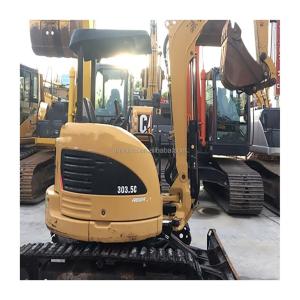 Wholesale Good quality used hydraulic mini digger CAT303.5 Second Hand small crawler caterpillar excavator for sale Caterpillar in stock from china suppliers