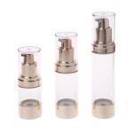 Top-Notch Quality Gold Aluminum 20ml Plastic Airless Pump Bottle Usage Skincare