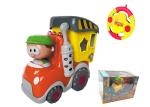 Toddler Plastic RC Cartoon Block Cars Infant Baby Toys 18 Months Radio Control