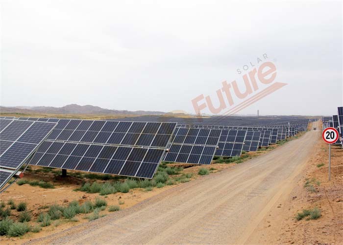 30m/S Single Axis Solar Tracker 1000V A36 2p Solar Tracker