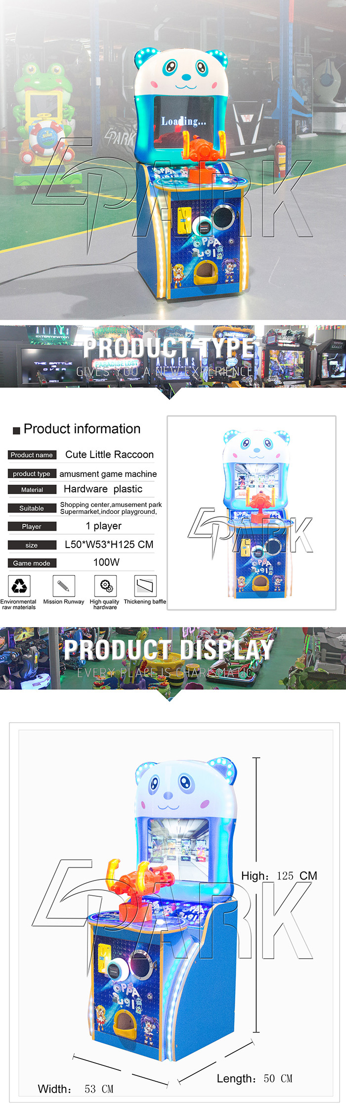 Small Size Playground Coin Operated Shooting Simulator For Entertainment Certre