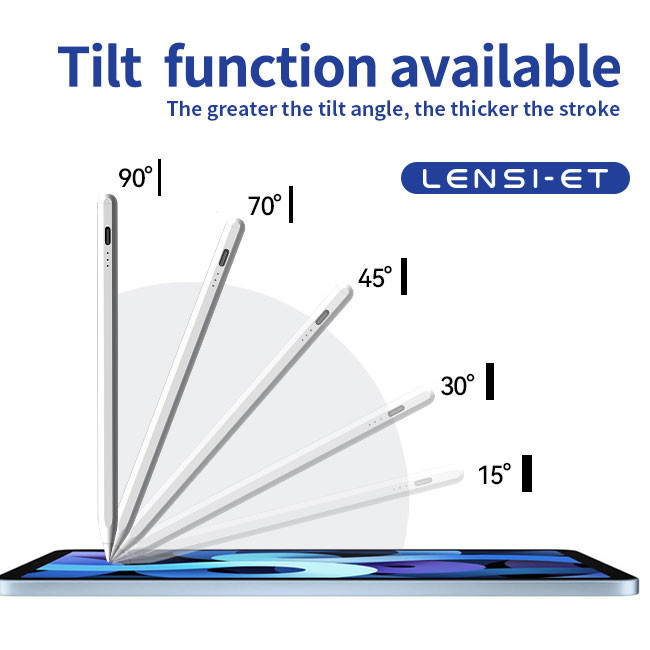 3 Lights Bluetooth Precision Capacitive Stylus Magnetic Universal Stylus Pen For Laptop