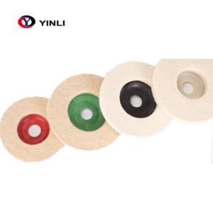 Wholesale 8mm Stainless Steel Wool Felt Polishing Wheel For Angle Grinder from china suppliers