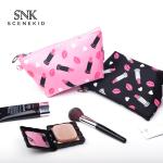 Waterproof Custom Print Fancy Bride PU Makeup Bag