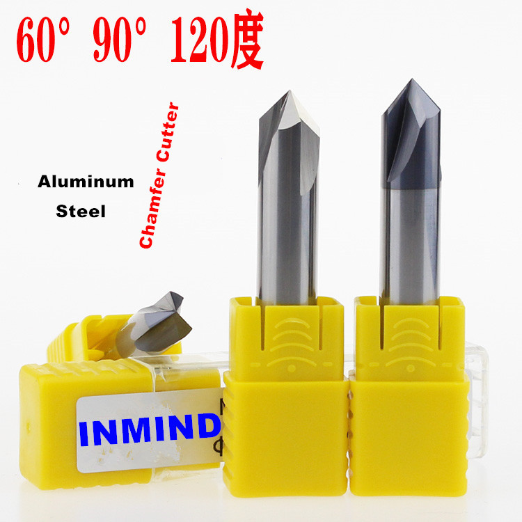 Professional Solid Carbide Chamfer Milling Cutter Standard Length Type