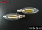 Triac Dimmable Power Saving Light Bulbs 35 * 98mm E14 / E12 C35 Candle Shape