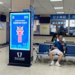 Indoor LCD Monitor Touch Screen Kiosk Floor Stand Advertising Display Digital
