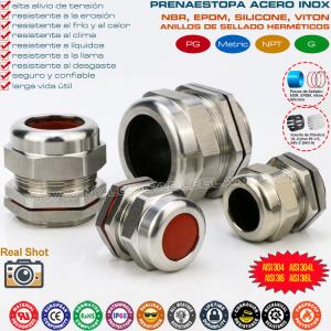 Wholesale 304, 316, 316L Stainless Steel Temperature Resistant PG7-PG48 Cable Glands with Fluoroelastomer Seals from china suppliers
