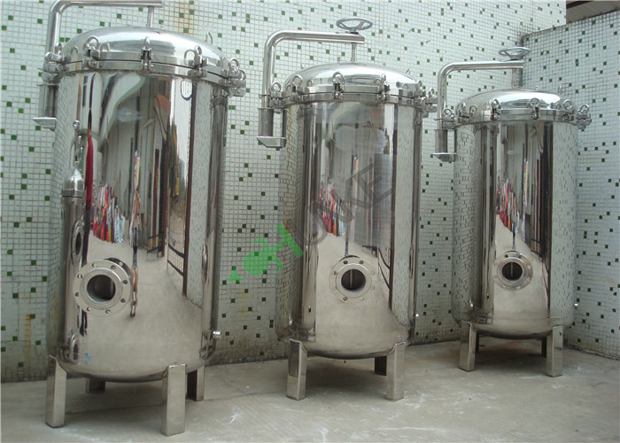 Stainless Steel Cartridge Filter Housing for Cosmetic Industry Customizable