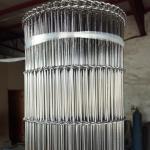 0.5mm-6.0mm Diameter Conveyor Belt Wire Mesh 0.5m-2.5m Width For Industrial