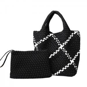 Wholesale Travel Hand-Knitted Straw Woven Bag Beach Basket Handbag Weave Bag from china suppliers