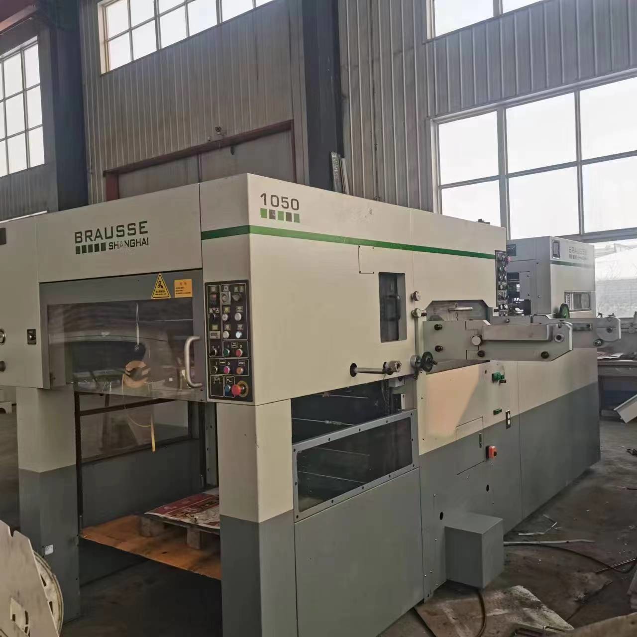 BRAUSSE 1050 Automatic Die Cutting & Stripping Machine.Stock Range : Cardboard: 80-600 g/m