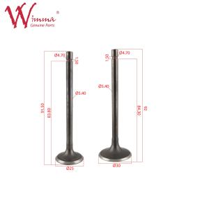 Wholesale Motorcycle Intake And Exhaust Valves, Main Engine Exhaust Valve , High Performance CG150 from china suppliers