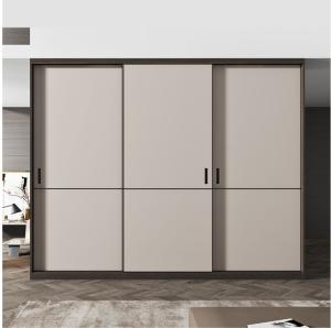 Wholesale Fashion Room Furniture Khaki Upper And Lower Track Sliding Doors from china suppliers