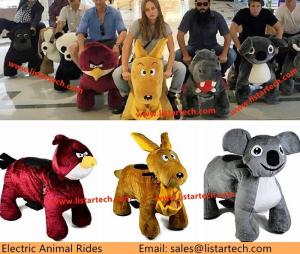 Wholesale Adult Electric Battery Operated Motorized Plush Riding Animals in Mall, Hot Sales! from china suppliers