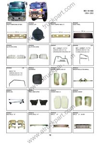 Wholesale HINO MBS SH MSH Truck Spare Parts accesories body parts from china suppliers