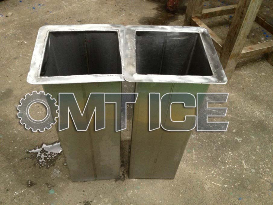 OMT stainless steel 50kg ice block cans with 3P voltage and 60Hz power supply