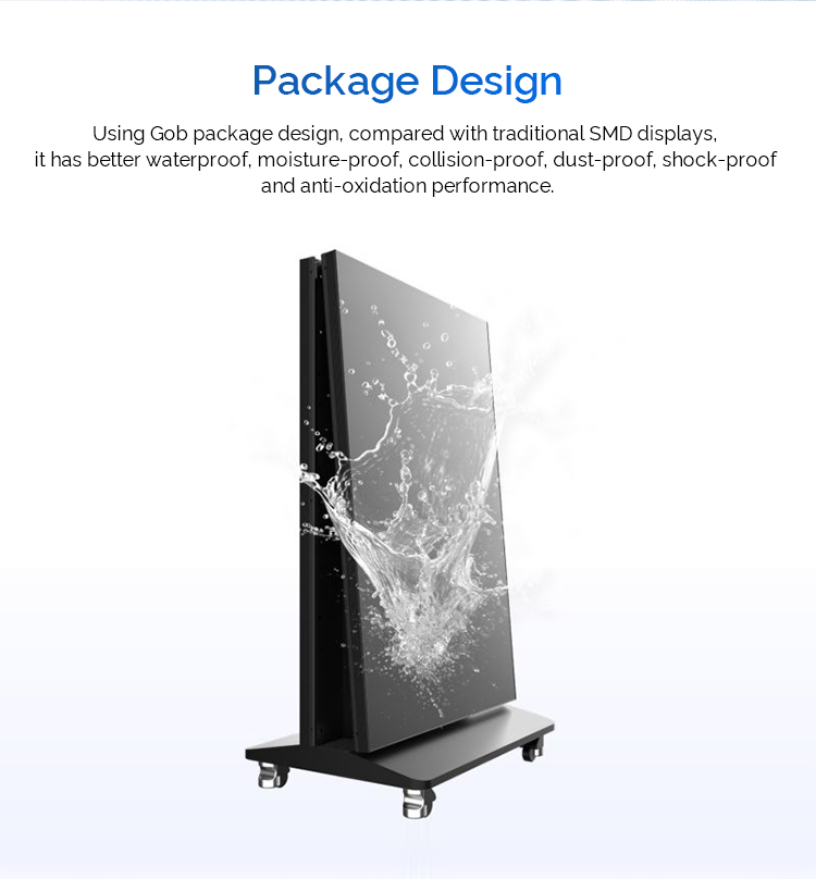 Hot Sales Customized Folding LED Poster Display Screen Indoor Advertising Screens
